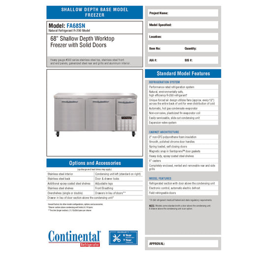 Spec Sheet