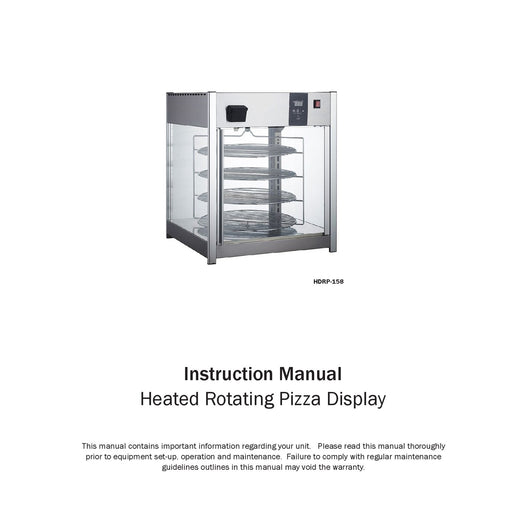 HDRP-158 Instruction Manual