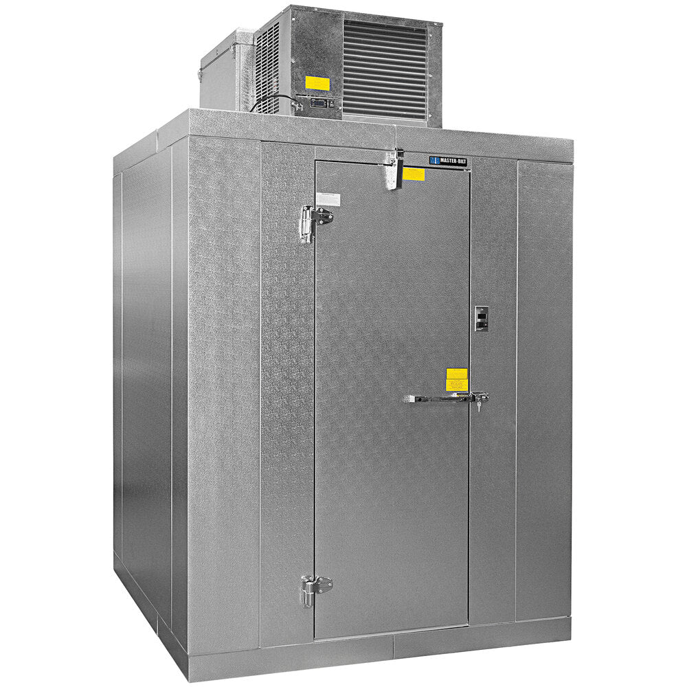 Master-Bilt QSF77810-C QS2 2 Day Quick Ship 8' x 10' x 7' 7" Indoor Walk-In Freezer with Top-Mounted Refrigeration and Floor