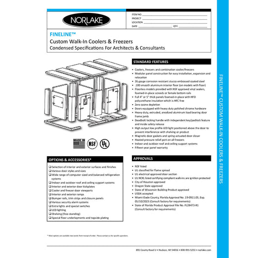 Spec Sheet