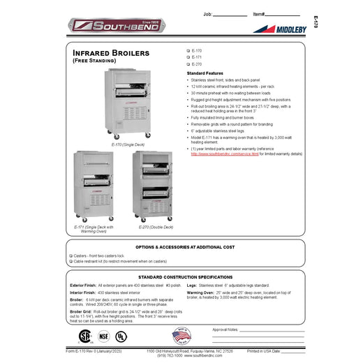 Spec Sheet