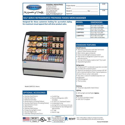 SSRPF-3652 Spec Sheet