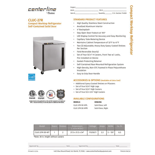 Spec Sheet
