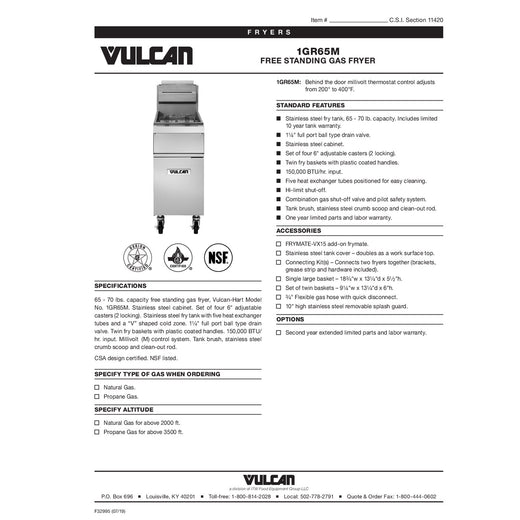 Spec Sheet