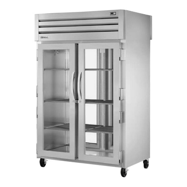 True STR2RPT-2G-2G-HC 2 Doors Commercial Refrigerator