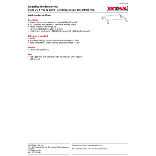 Spec Sheet