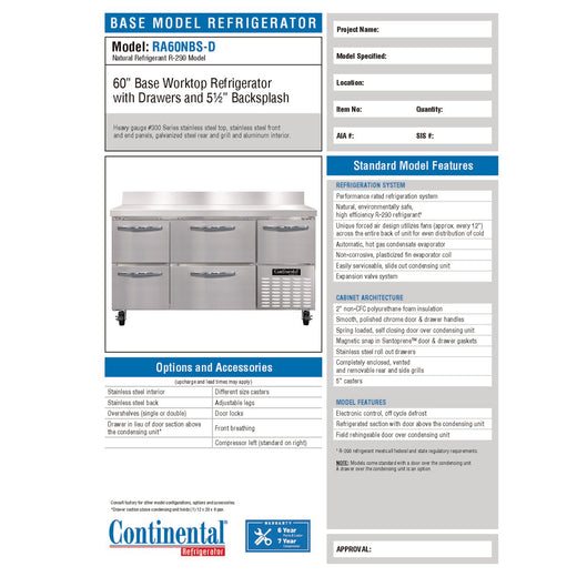 Spec Sheet