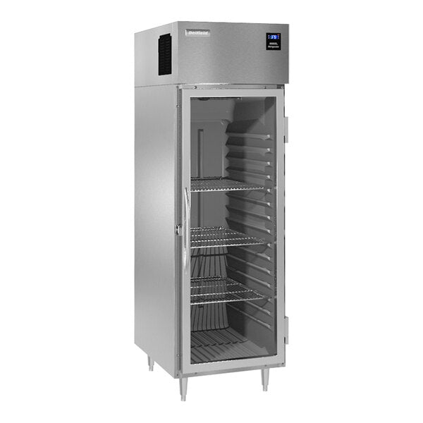 Delfield 6025XL-G 25.5-Inch Reach-In Glass Door Refrigerator — 1 Door