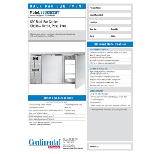 Spec Sheet