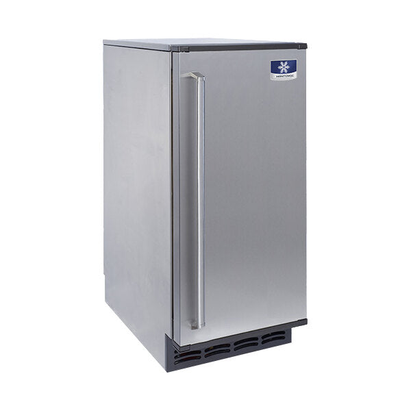 Manitowoc CrystalCraft Premier USE0050A-161 15" Air-Cooled Undercounter Square Cube Ice Machine with 25 lb. Storage Bin - 45 lb., 115V