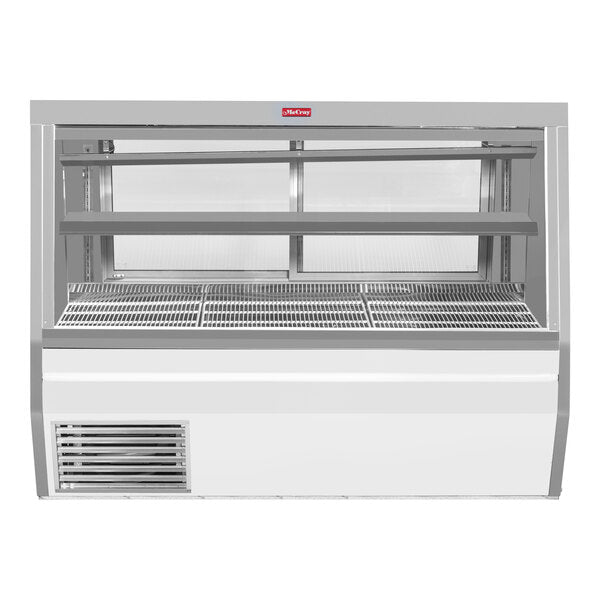 Howard McCray SC-CDS34N-6-LED 34N Series 72" White Double-Duty Refrigerated Deli Case - 115V