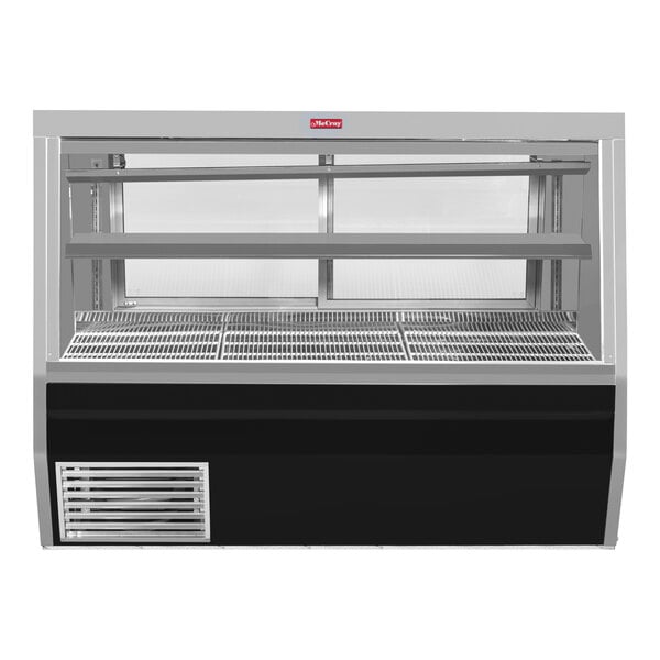 Howard McCray SC-CDS34N-10-BE-LED 34N Series 120" Black Double-Duty Refrigerated Deli Case - 115V