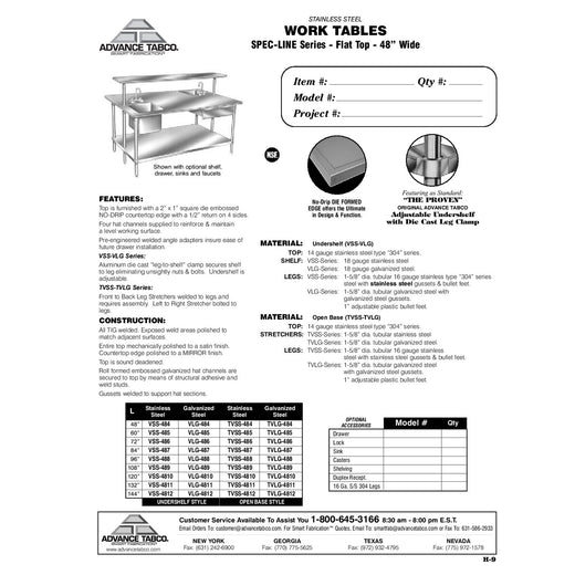 Spec Sheet