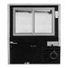 Howard McCray SC-CFS34N-12-BE-LED 34N Series 144" Black Double-Duty Refrigerated Fish and Poultry Case - 115V