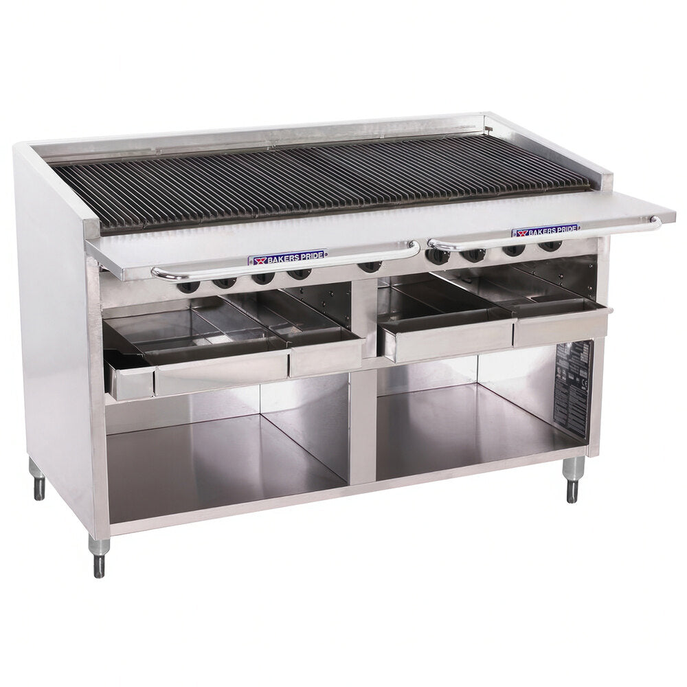 Bakers Pride F-60R Commercial Charbroiler – 60-inch, Liquid Propane