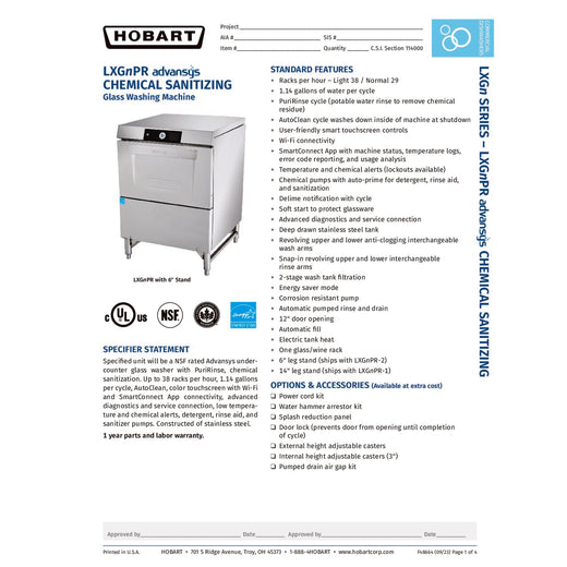 Spec Sheet