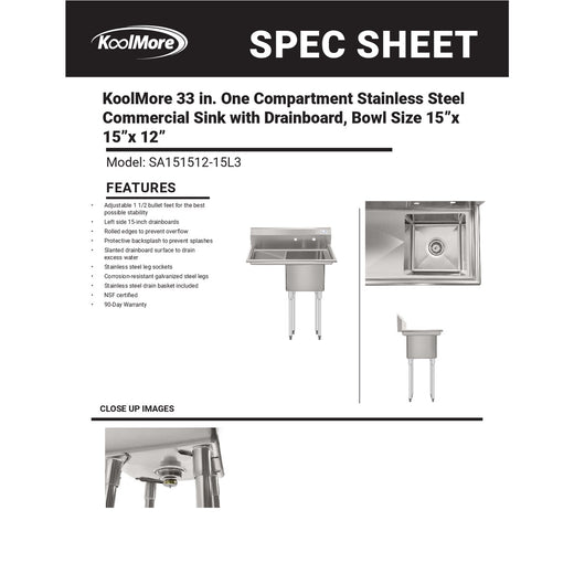 Spec Sheet