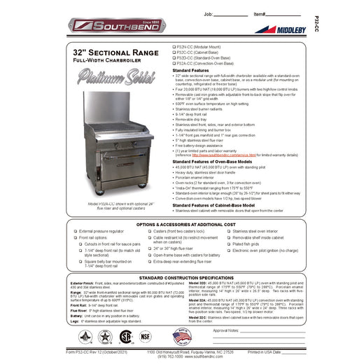 Spec Sheet