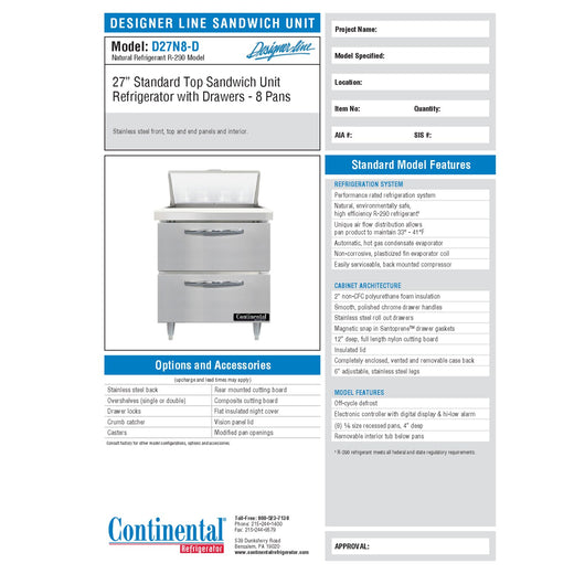Spec Sheet