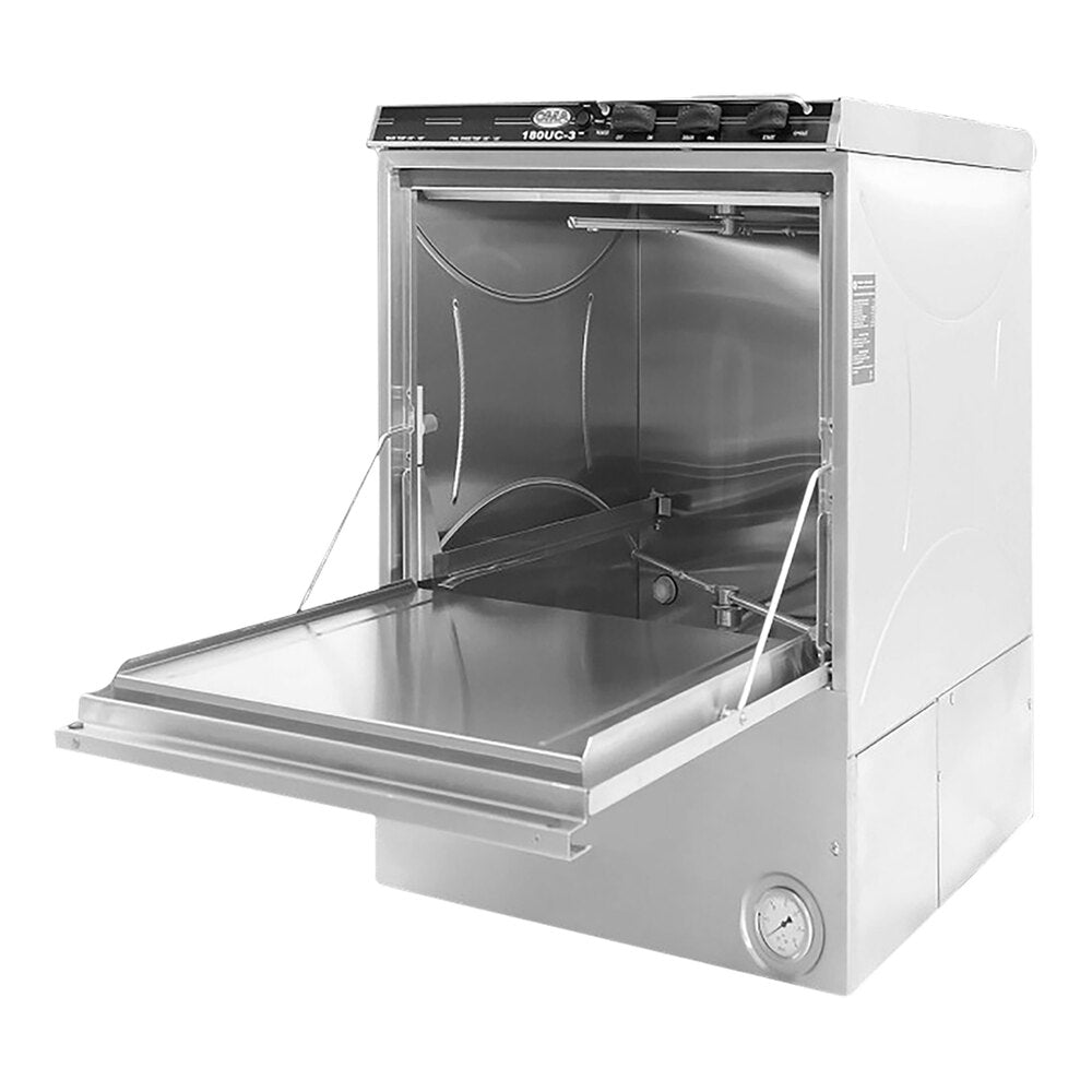 CMA Dishmachines 180UC-3 High Temperature Undercounter Dishwasher - 208/240V, 1 Phase