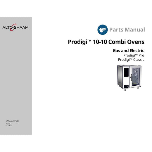 Prodigi 10-10 Parts Manual