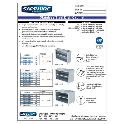 Spec Sheet