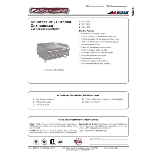 Spec Sheet