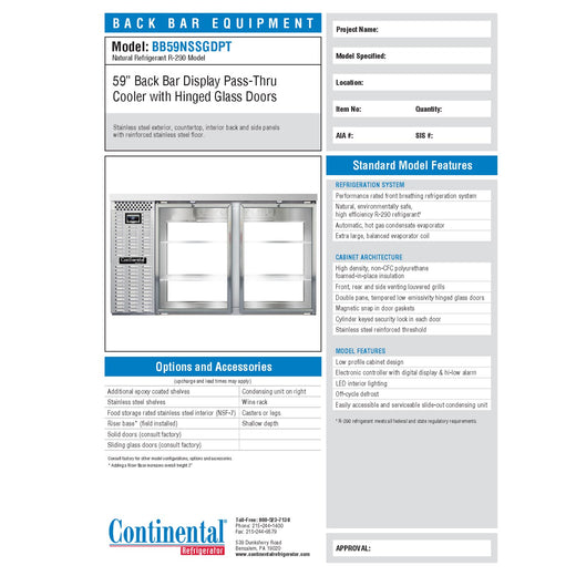 Spec Sheet