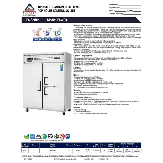 Spec Sheet