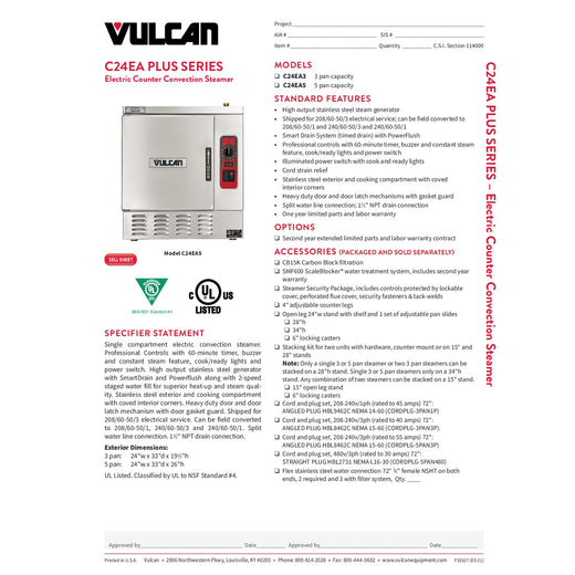 Spec Sheet
