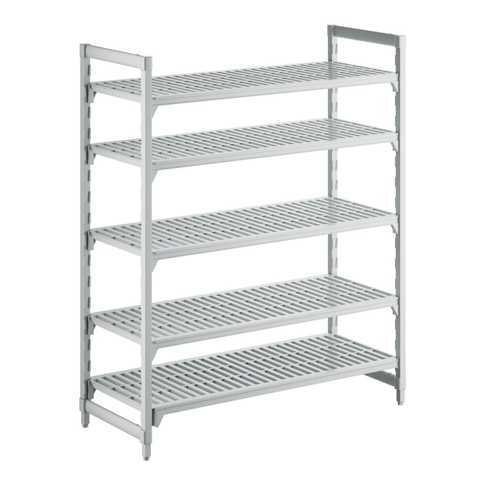 Cambro CPU246072V5480 Camshelving Premium Vented 5-Shelf Starter Unit - 24" x 60" x 72"