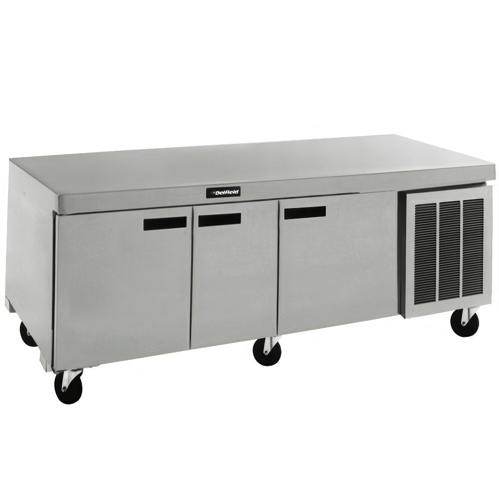 Delfield 18691BUCMP 91" ADA Height Undercounter Refrigerator with 4" Casters