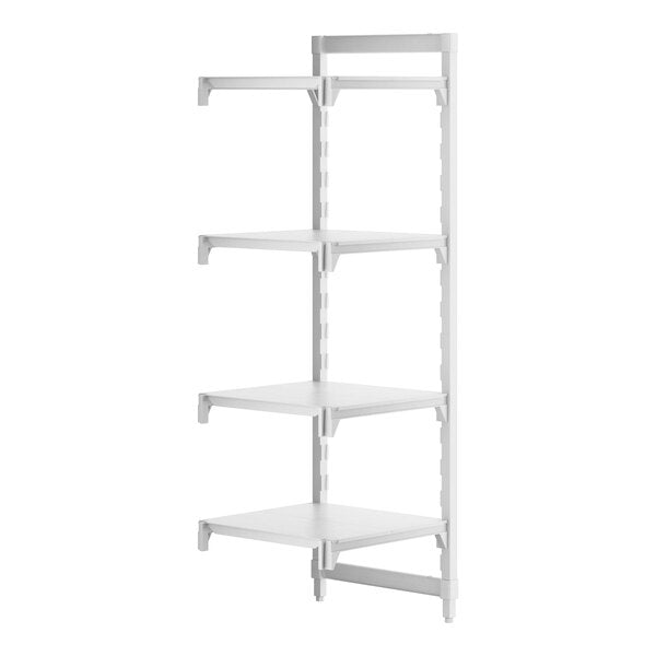 Cambro CPA242472S4480 Camshelving Premium 5-Shelf Vented Add On Shelving Unit - 24" x 24" x 64"