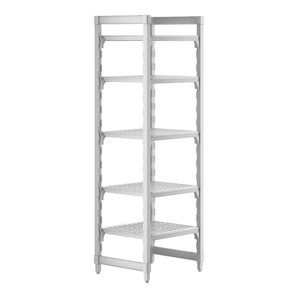 Cambro CPU212472V5480 Camshelving Premium 5-Shelf Vented Starter Shelving Unit - 21" x 24" x 72"