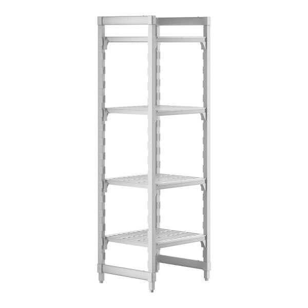 Cambro CPU212472V4480 Camshelving Premium 4-Shelf Vented Starter Shelving Unit - 21" x 24" x 72"