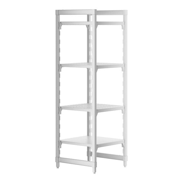 Cambro CPU242472VS4480 Camshelving Premium Vented/Solid 4-Shelf Starter Unit - 24" x 24" x 72"