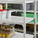 Cambro CPSK2460S5480 Camshelving Premium Stationary Shelf Plate Kit w/ 5 Solid Shelves - 24"W x 60"L