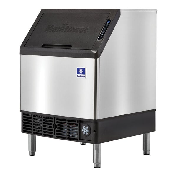 Manitowoc UDP0190A-161B NEO 26" Air-Cooled Undercounter Full Dice Cube Ice Machine with 90 lb. Storage Bin - 200 lb., 115V