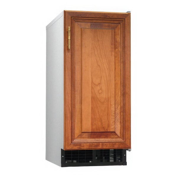 Hoshizaki AM-50BAK-ADDS 14 7/8" ADA Compliant Custom Cabinet Air-Cooled Undercounter Top Hat Cube Ice Machine with 27 lb. Storage - 54 lb., 115V