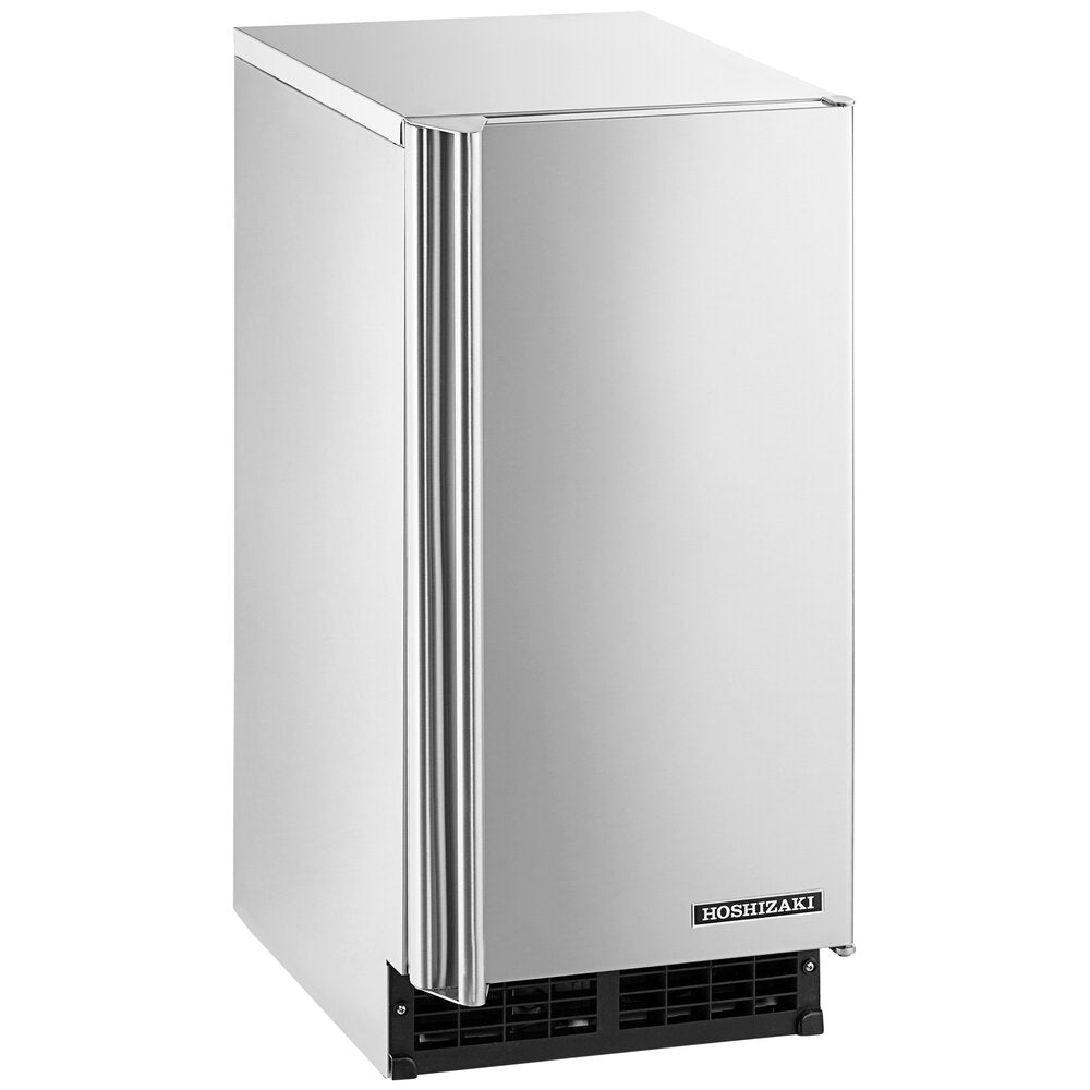 Hoshizaki C-80BAK-AD 14 7/8" ADA Compliant Air-Cooled Undercounter Cubelet Ice Machine with 27 lb. Storage - 92 lb., 115V
