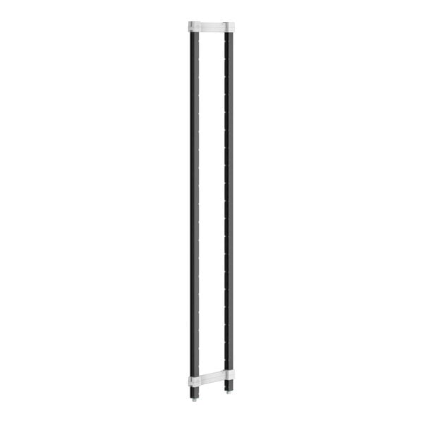 Cambro EXPK1484480 Camshelving Elements XTRA 14-1/2"W Stationary Post Kit, 84-3/4"H, Speckled Gray, Plastic Finish