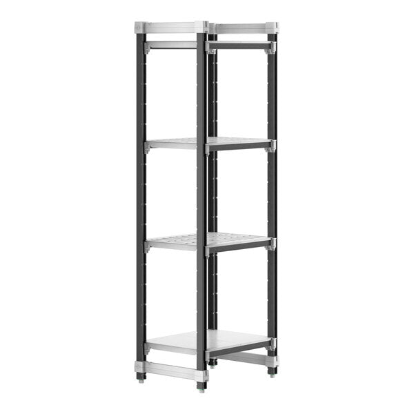 Cambro EXU182472VS4480 Camshelving Elements 4-Shelf Stationary Starter Unit - 18" x 24" x 72"