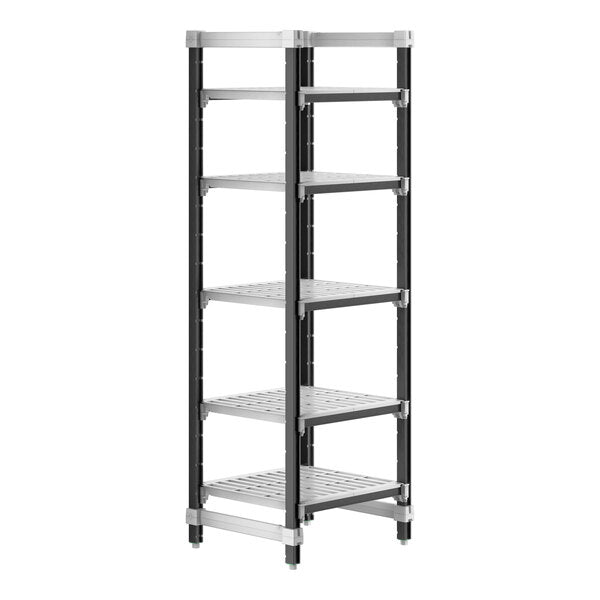 Cambro EXU212472V5480 Camshelving Elements 5-Shelf Vented Stationary Starter Unit - 21" x 24" x 72"