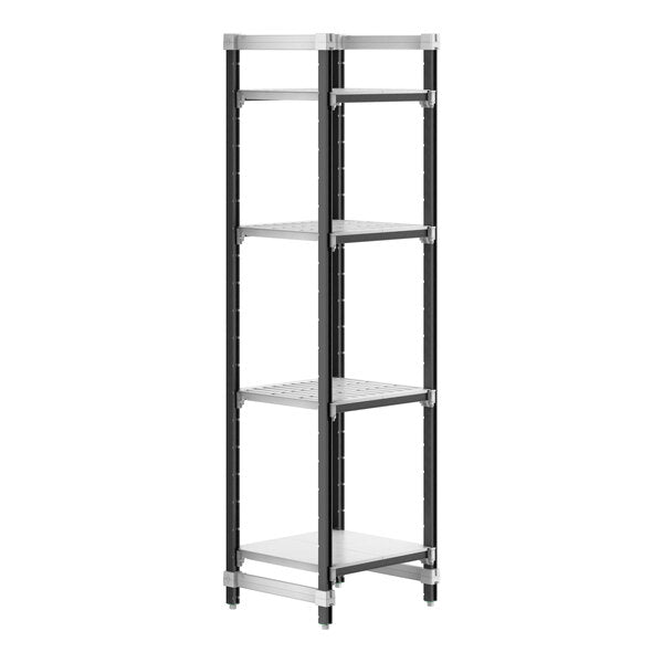 Cambro EXU212484VS4480 Camshelving Elements 4 Shelves Stationary Starter Unit - 21" x 24" x 84"