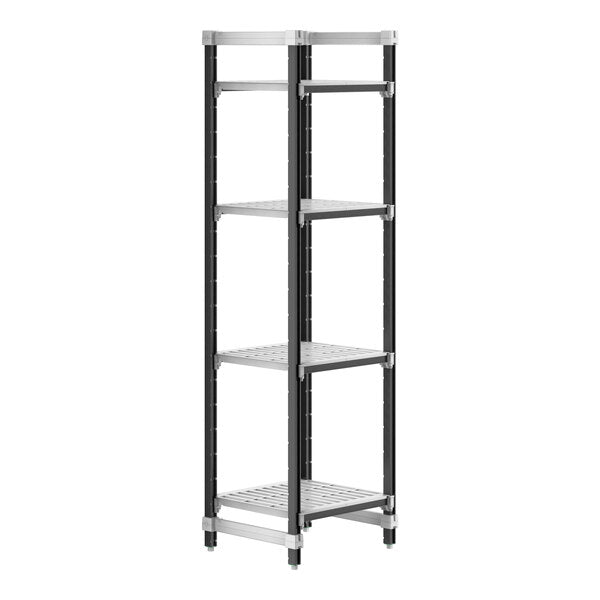 Cambro EXU212484V4480 Camshelving Elements 4 Shelf Vented Stationary Starter Unit - 21" x 24" x 84"
