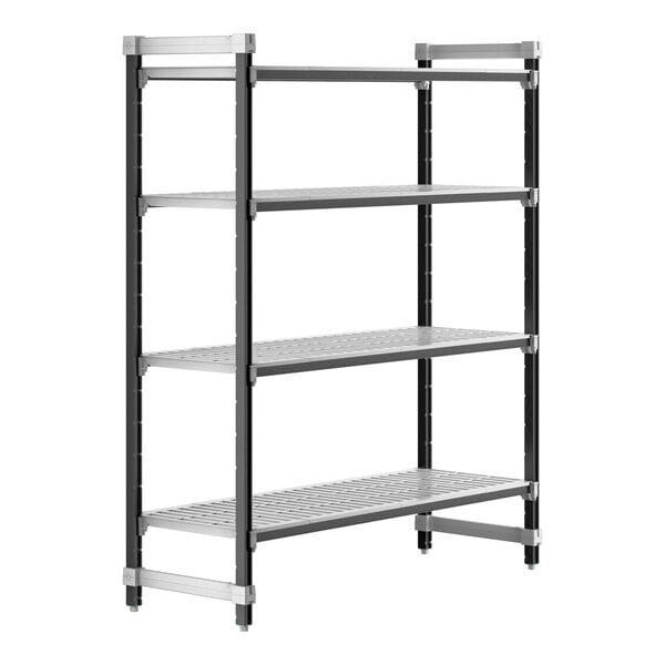 Cambro EXU216072V4480 Camshelving Elements 4 Shelves Vented Starter Unit - 21'' x 60'' x 72''