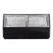 Howard McCray SC-CMS40E-8C-LED 40 Series 99 1/2" White Endless Single-Duty Curved Glass Refrigerated Red Meat Case - 115V