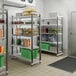 Cambro EXU247272V5480 Camshelving Elements 5-Shelf Vented Starter Shelving Unit - 24'' x 72'' x 72''