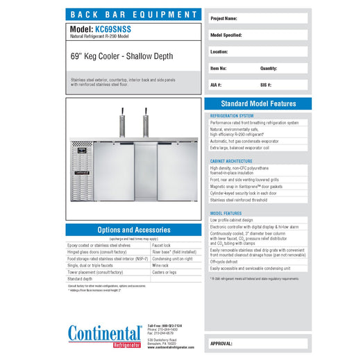 Spec Sheet