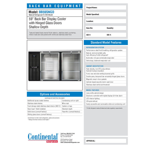 Spec Sheet